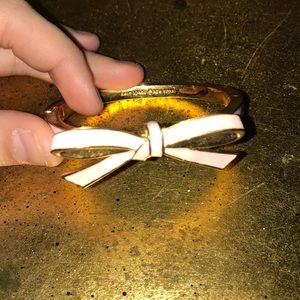 Pink bow, Kate Spade bracelet